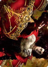 Bloodvial Purveyor Art Card (Gold-Stamped Signature) (72) [Art Series: Innistrad: Crimson Vow]
