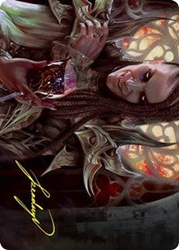 Voldaren Epicure (74/81) Art Card (Gold-Stamped Signature) (74) [Art Series: Innistrad: Crimson Vow]