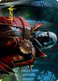 Edgar, Charmed Groom (75/81) Art Card (Gold-Stamped Signature) (75) [Art Series: Innistrad: Crimson Vow]