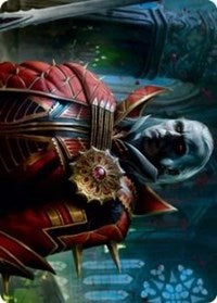 Edgar, Charmed Groom (75/81) Art Card (75) [Art Series: Innistrad: Crimson Vow]