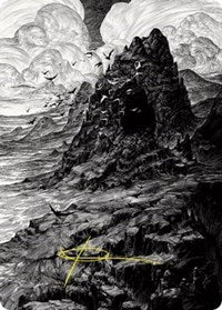 Mountain Art Card (Gold-Stamped Signature) (80) [Art Series: Innistrad: Crimson Vow]