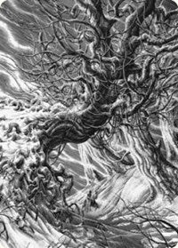 Forest Art Card (81) [Art Series: Innistrad: Crimson Vow]