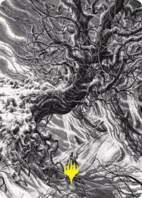 Forest Art Card (Gold-Stamped) (81) [Art Series: Innistrad: Crimson Vow]