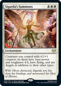 Sigarda's Summons (36) [Prerelease Cards]