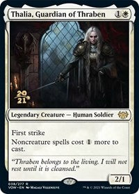 Thalia, Guardian of Thraben (38) [Prerelease Cards]