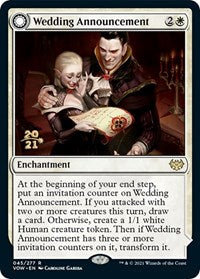 Wedding Announcement (45) [Prerelease Cards]