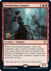 Dominating Vampire (154) [Prerelease Cards]