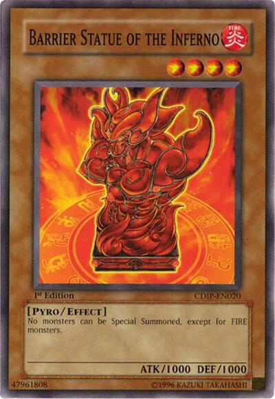Barrier Statue of the Inferno (CDIP-EN020) [Cyberdark Impact]