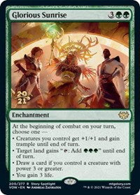 Glorious Sunrise (200) [Prerelease Cards]
