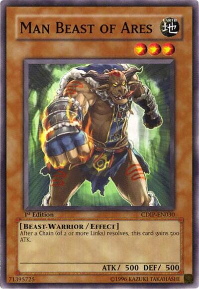 Man Beast of Ares (CDIP-EN030) [Cyberdark Impact]