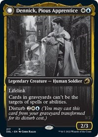 Dennick, Pious Apprentice (217) [Innistrad: Double Feature]