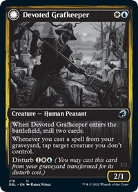 Devoted Grafkeeper (218) [Innistrad: Double Feature]