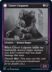 Covert Cutpurse (92) [Innistrad: Double Feature]