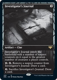 Investigator's Journal (525) [Innistrad: Double Feature]