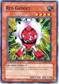 Red Gadget (SD10-EN007) [Structure Deck: Machine Re-Volt]