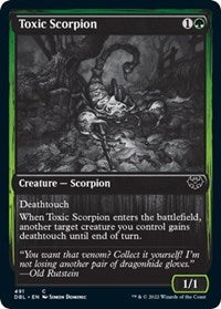 Toxic Scorpion (491) [Innistrad: Double Feature]