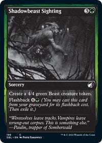 Shadowbeast Sighting (198) [Innistrad: Double Feature]