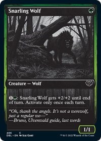 Snarling Wolf (486) (486) [Innistrad: Double Feature]