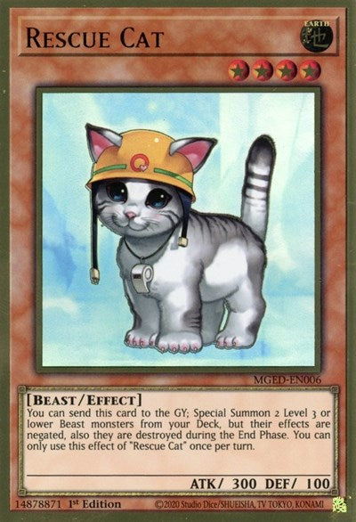 Rescue Cat (MGED-EN006) [Maximum Gold: El Dorado]