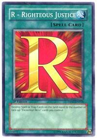 R - Righteous Justice (DP03-EN018) [Duelist Pack 3: Jaden Yuki 2]