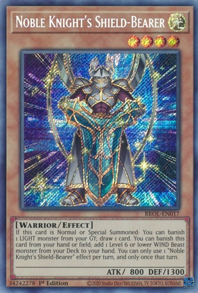Noble Knight's Shield-Bearer (BROL-EN017) [Brothers of Legend]