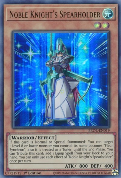 Noble Knight's Spearholder (BROL-EN019) [Brothers of Legend]