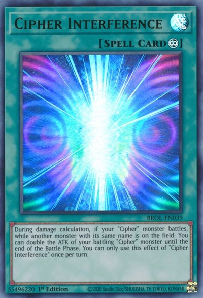 Cipher Interference (BROL-EN039) [Brothers of Legend]