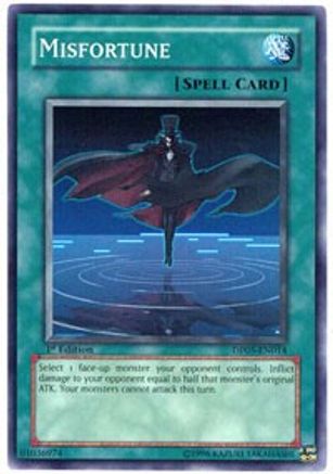Misfortune (DP05-EN014) - Duelist Pack 5: Aster Phoenix 1st Edition