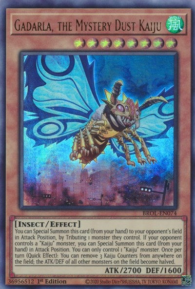 Gadarla, the Mystery Dust Kaiju (BROL-EN074) [Brothers of Legend]