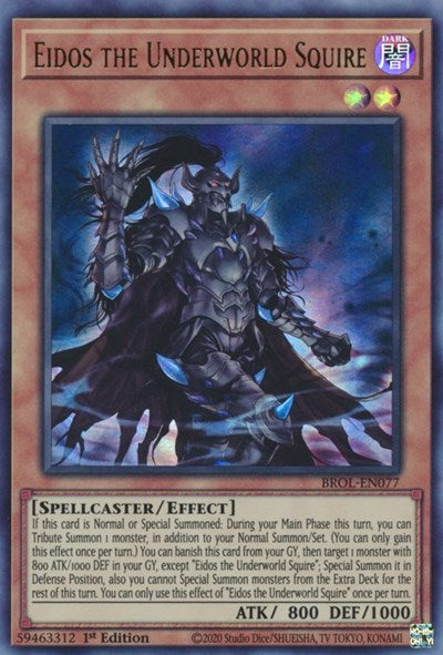 Eidos the Underworld Squire (BROL-EN077) [Brothers of Legend]