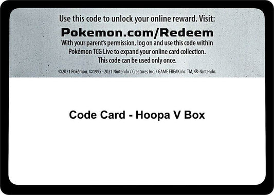 Code Card - Hoopa V Box [SWSH08: Fusion Strike]