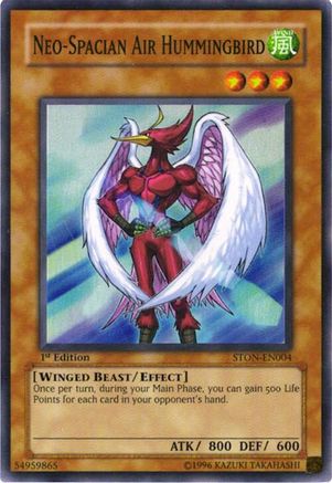 Neo-Spacian Air Hummingbird (STON-EN004) - Strike of Neos 1st Edition