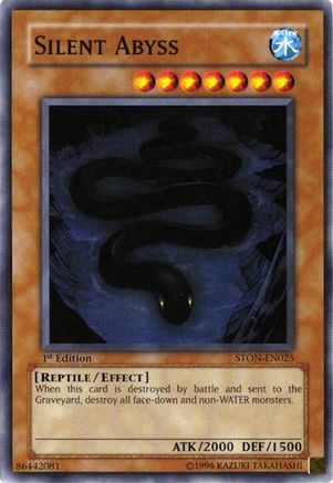 Silent Abyss (STON-EN025) - Strike of Neos 1st Edition
