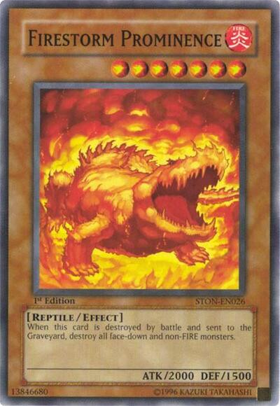 Firestorm Prominence (STON-EN026) [Strike of Neos]