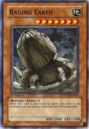 Raging Earth (STON-EN027) - Strike of Neos Unlimited