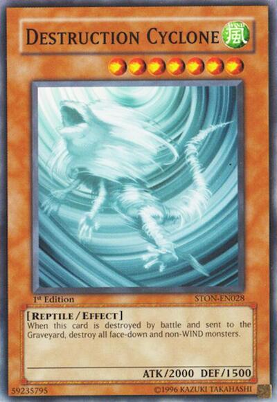 Destruction Cyclone (STON-EN028) [Strike of Neos]