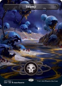Swamp (237) (Borderless) (237) [Unfinity]