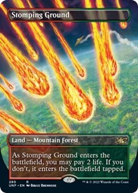 Stomping Ground (Borderless) (280) [Unfinity]