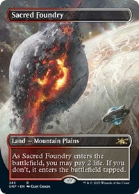 Sacred Foundry (Borderless) (285) [Unfinity]