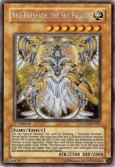 Neo-Parshath, The Sky Paladin (STON-EN061) [Strike of Neos]