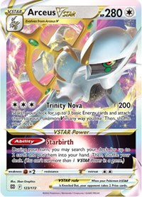 Arceus VSTAR (123/172) [SWSH09: Brilliant Stars]