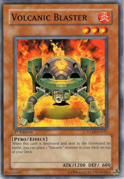 Volcanic Blaster (FOTB-EN011) [Force of the Breaker]