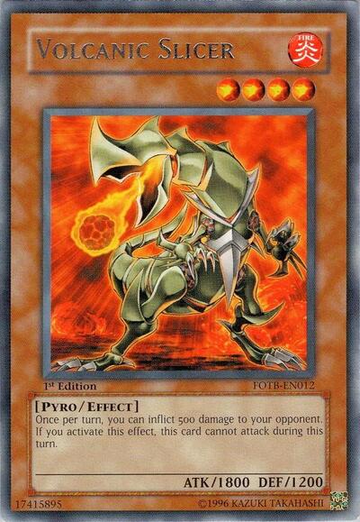 Volcanic Slicer (FOTB-EN012) [Force of the Breaker]