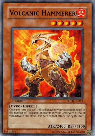 Volcanic Hammerer (FOTB-EN013) - Force of the Breaker 1st Edition