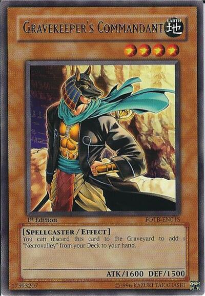Gravekeeper's Commandant (FOTB-EN015) [Force of the Breaker]