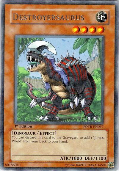 Destroyersaurus (FOTB-EN017) [Force of the Breaker]