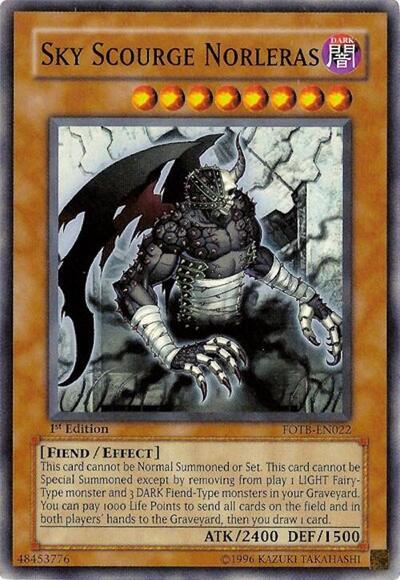 Sky Scourge Norleras (FOTB-EN022) [Force of the Breaker]