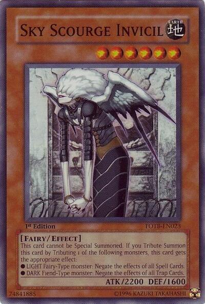 Sky Scourge Invicil (FOTB-EN023) [Force of the Breaker]