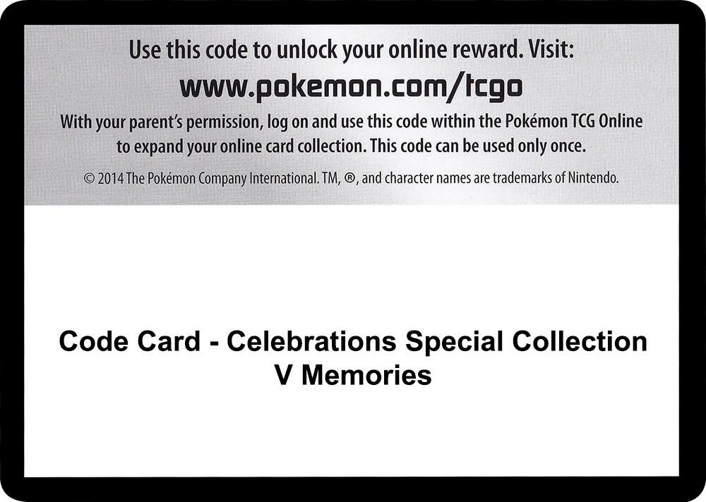 Code Card - Celebrations Special Collection - V Memories [Celebrations]
