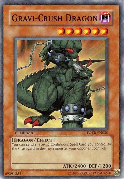 Gravi-Crush Dragon (FOTB-EN030) [Force of the Breaker]
